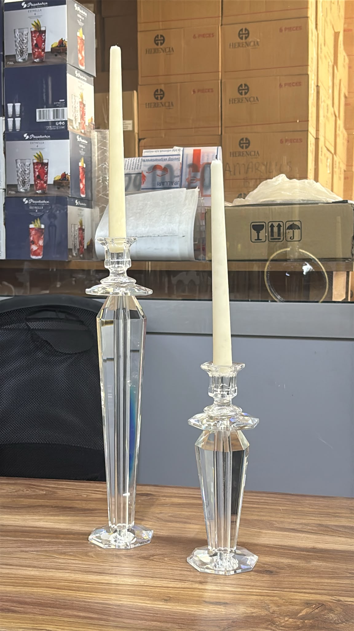 2li Kristal Mumluk Set